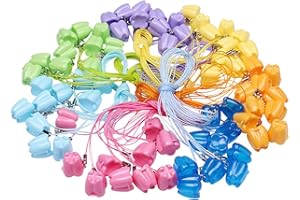 YOUYA DENTAL - Scatola per conservare i denti da latte, con custodia, regalo per bambini e bambini, 50 pezzi