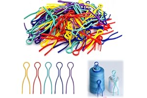 KAHAYBEALL 100 Clips Bobinas de Coser, Abrazaderas para Bobinas de Hilo Colorido, Clips para Máquina de Coser, Soporte de Bobinas, Organizador de Hilos para Máquina de Coser, Clips de Plástico para Hilos