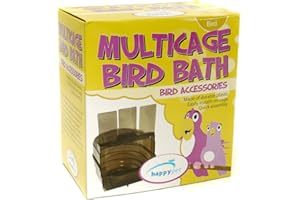 HAPPY PET PRODUCTS LTD Plastic Multicage Bird Bath