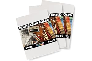 CRESCENT Illustration Board 3 9X12 White