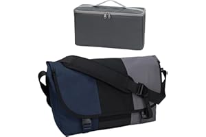 Hp hope Messenger Bag 15.6 Inch Laptop Bag Classic Messenger Bags for Men Women with Camera Compartment Satchel Bag Waterproof for College Work Travel Casual