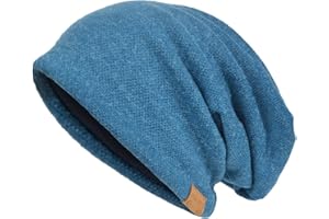 VECRY Męskie Czapka Slouch Czapka z Czaszką Długie Workowate Kapelusze Czapki Zimowe Letnie