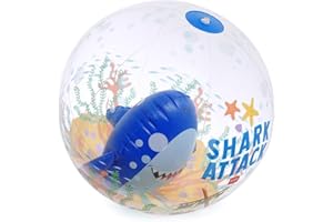 Legami - Palla da Spiaggia Gonfiabile, Beach Ball, Pallone Gonfiabile in PVC, Morbido per Bambini, Palla Gonfiabile per Feste Mare, Gonfiabile per Giocare Calcio Pallavolo, Diametro 40 cm