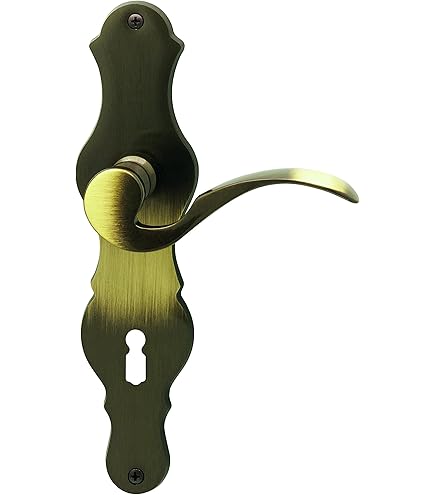 ALPERTEC Langschildgarnitur Panda messing/brüniert PZ mit Knopf Drücker für Wohnungseingangstür links ab 36,95 € | Preisvergleich bei