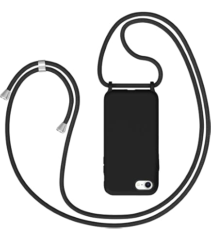 MEVIS Handyhülle Mit Halsband Für IPhone 6/6S/7/8 – Verstellbar, Stoßfest, TPU, In Dunkelgrün