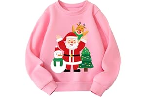 Gumyoss Sweatshirt Fille Pull Enfant Fille Sweat Licorne Fille Coton Manches Longues Col Rond Pullover pour Enfants 2-8 Ans