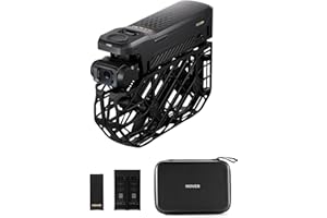 HOVERAir X1 PROMAX Dron con Camara, 192g Cámara Deportiva 8K Plegable con 15 Modos Automáticos, Seguimiento 42 km/h, Vuelo OmniTerrain,Detección de Colisiones,Dron Autónomo para Deportes(Combo Básico)