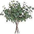 Artificial Eucalyptus Stems 6Pcs Fake Eucalyptus Branches Plant Eucalyptus Leaves Greenery Stems for Arrangement Wedding Home Party Decoration