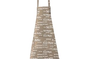 Küchenschürze Sel & Poivre 80 X 85 sandfarben 80 x 85 cm Winkler