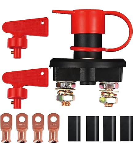 Coupe Circuit de Batterie - 12V 24V 48V - Coupe batterie voiture - 200A - pour Yacht Bateau Camion Bus Voiture Moto - Auto Coupe Circuit de Batterie - 12V 24V 48V - Coupe batterie voiture - 200A - pour Yacht Bateau Camion Bus Voiture Moto - Auto