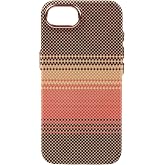 Ehr. iPhone 17e/16e Uyumlu Kamera &Ccedil;ıkıntılı Magsafe Wireless Şarj &Ouml;zellikli Karbon Fiber Tasarımlı Armor Kevlar Kapak (Altın 