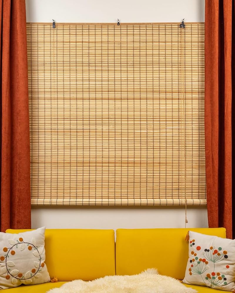 Rodos Ahşap Bambu Stor Perde (80 x 180)