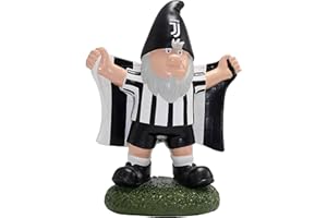 ‎FOCO FOCO Offizielles Lizenzprodukt Juventus FC Gartenzwerg mit Fußballflagge