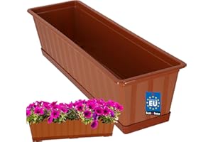 KOTARBAU® Jardinière en Terre Cuite avec Son 60 cm