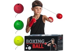 Global-Daily Boxing Training Ball with Adjustable Headband, Reaction Ball for Training, Speed, Boxing Training, Mixed Martial Arts, Fitness, Reaction Training