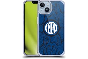 Head Case Designs Licenza Ufficiale Inter Milan Serpente Modelli Custodia Cover in Morbido Gel Compatibile con Apple iPhone 14