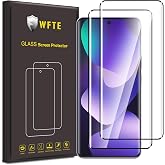 WFTE [2-Pack Screen Protector for Xiaomi Redmi Note 15 5G/4G, 3D Maximum Coverage, 9H Hardness, Fingerprints, Bubble-Free, Te