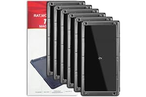 LUSIBAKA Sticky Pest Indoor 6 Packs No Bad Smell Thicker Glue Extra Strong Sticky Pads Boards Catcher Killer Outdoor Home Kitchen Bedroom Garage Garden