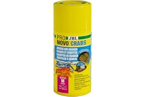 JBL PRONOVO CRABS WAFER, podstawa dla raków, kraby i krewetek olbrzymich 1-20 cm, granulki do raków, rozmiar M, 100 ml