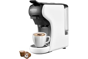 Camry CR4414 Ekspres Kapsułkowy 19 bar 3000W Do Nespresso, Dolce Gusto, Jacobs z Adapterami Na Kawę Mieloną 0.6L