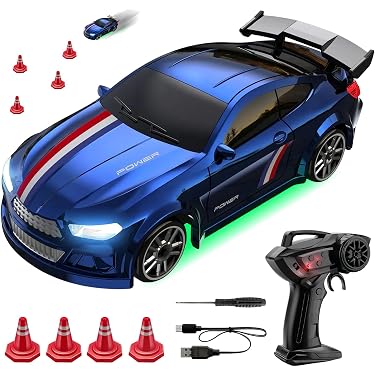 Voiture Télécommandée Spider 360° - Lumières LED, Cascades, Tout-terrain - Jouet Pour Enfant 3 à 10 Ans - Cadeau Anniversaire Noël