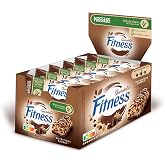 Nestl&eacute; Fitness Chocolate Cereal Bars, Pack of 16 Bars | Bars with dark chocolate in individual format. Practical for breakfas