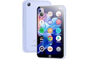 joliker 80GB Reproductor MP3 con Bluetooth y WiFi, Reproductor MP4 Pantalla Táctil de 4,02" con Camara, MP3 Android con Spotify, Amazon Music, Audible, Reproductor Música Mp3 con Altavoces, Radio FM