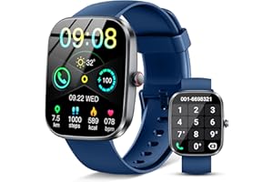 Soudorv Smart Watch for Men Women Answer/Make Calls, 1.91" HD Smartwatch Fitness Watch with Heart Rate/Sleep Monitor, 112+ Sports Step Counter, IP68 Waterproof Activity Trackers for Android iOS Phone