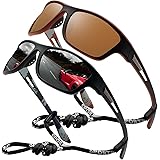 Perfectmiaoxuan Occhiali da sole polarizzati per uomo donna ciclismo montagna trekking guida pesca arrampicata sportivi Le va