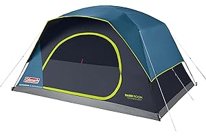 Tienda Coleman Skydome 6, Amplia Tienda de campaña para Seis Personas, Montaje rápido, Suelo Totalmente Integrado, tecnología Dark Room para un habitáculo más Fresco y Oscuro, 100% Impermeable