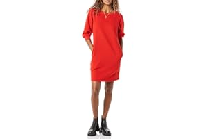 Amazon Essentials Vestido Tipo Sudadera con Cuello Barco Y Manga Blusón De Forro Polar (Disponible En Tallas Grandes) Mujer