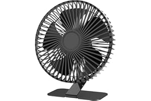 ATEngeus Ventilateur de bureau USB, portable et silencieux à 4 vitesses, 90° rotatif, ultra silencieux, mini ventilateur personnel USB pour la maison, le bureau, l'extérieur