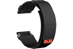 YOOSIDE taktyczna nylonowa bransoletka do zegarka Garmin Fenix 7X / Fenix 6X / Fenix 5X / Enduro 2, QuickFit, 26 mm, pleciony nylonowy pasek na nadgarstek do Tactix 7 Pro, Descent Mk2, QuickFit 26mm