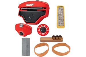 RaceWax Multi Edge Kit 80mm - Yellot Diamond Stone for Ski Base and Side with Gummi & More - (ZL-7011)
