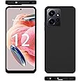 Fitudoos Hülle für Xiaomi Redmi Note 12 4G Hülle,Soft Schutzhülle Liquid Silicone hülle,Hochwertiges Silikon Premium TPU Hand