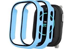 Seltureone 2 st fodral för Xplora X6 Play Gen 2 | Härdat PC-glas 360° hårt reptåligt dammsäkert HD ultratunt skyddsfodral för