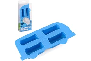 Board Masters VW Collection - Volkswagen Eiswürfel-Bereiter-Behälter-Form für T1 Bulli Bus Form (Blau/VW T1 Bus)