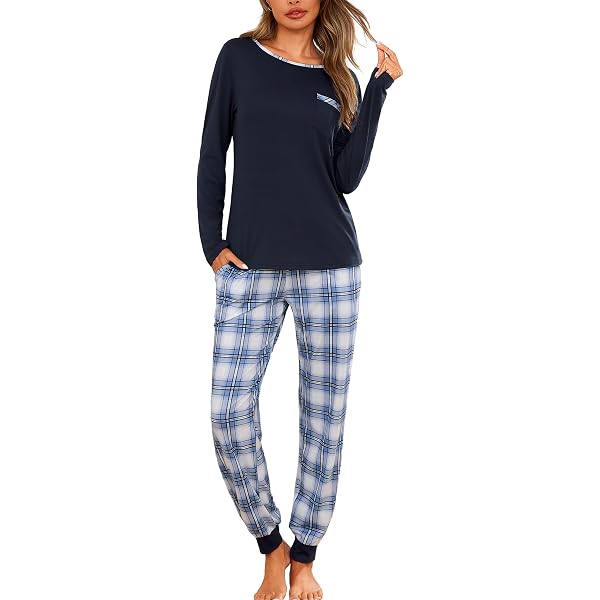 PrinStory Pigiama Donna Maniche Corte E Pantaloni Lunghi - Stella Rosa Taglia L
