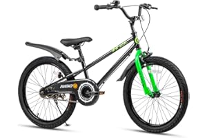Glerc Fantacy 12 14 16 18 20 Pulgadas Bicicleta Niño para 2-14 Años con Faros y Kickstand para Regalo de Cumpleaños