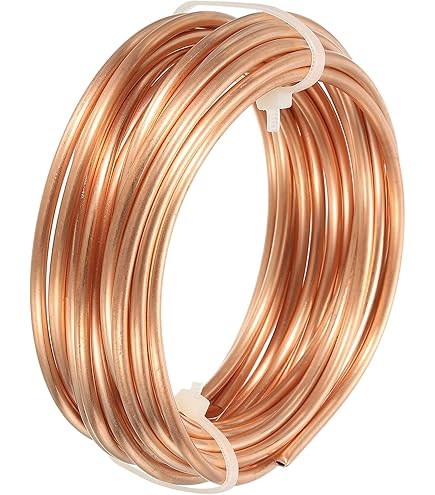 Sourcing Map Tubos Latón Redondo 1mm OD X 0.2mm Pared - 300mm Longitud - Pack 5 Unidades Para Manualidades