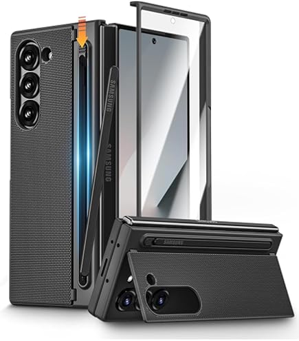 Kapa Leather Case with S Pen Holder for Samsung Galaxy Z Fold 3