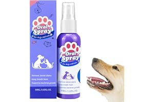 Utapossin Spray Dental Perros y Gatos, Spray de Cuidado Dental, Spray Oral para Mascotas, Oral Spray for Dogs and Cats, Spray Anti Sarro para Mal Olor Boca Perro, para una Limpieza Dental Eficaz