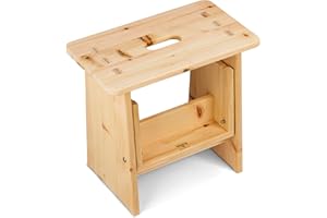 ‎SCHREINEREI HARTMANN Schreinerei Hartmann Tritthocker GÜNTHER (Zirbenkiefer) – Tritthocker, Sitzhocker Holz, stabil in Massivholz, für Kinder und die ganze Familie