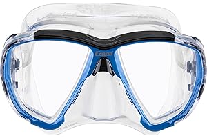 CRESSI Big Eyes - Single Big Eyes Mask or Combo Set Mask + Snorkel UD for Diving and Snorkelling, One Size, Adults