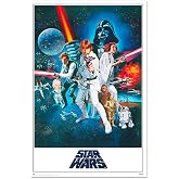 Grupo Erik Official Star Wars Classic Star Wars Poster &ndash; 91 x 61.5 cm &ndash; Roll shipping &ndash; Cool poster &ndash; Art poster &ndash;