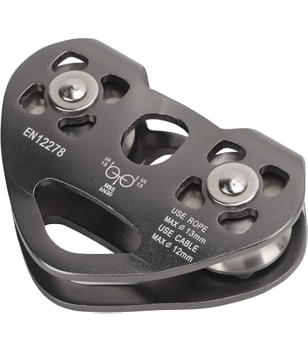 Rock Exotica Omni Block Swivel Pulley – 1.5" Single Black, Loss Proof, P51-B - View #5