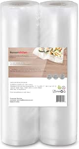 Textured Vacuum Sealer Rolls - 2 Pack, 20cm X 6 Meters Each (BPA-Free Plastic) 5 thumbnail image