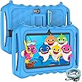 Xgody Kids Tablet, 7 inch Android 12, Children Tablet with Parental Control, 3GB RAM+32GB ROM, WiFi, Dual Camera, Bluetooth, Educational Tablet for Toddlers, IPS Screen with Kid Proof Case(Ocean Blue)