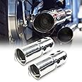 CHANGCHENG 2 Pcs Exhaust Baffle Silencer Exhaust DB Killer Silencer Muffler Fit for 2 inch Motorcycle Exhaust Pipe