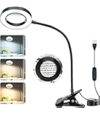 ARTDOT 10 x Magnifier with Light and Stand, 144 LEDs Desk Lamp with 5 Colour Temperatures and 9 Levels Adjustable Brightness for Diamond Art, Accessories, Hobbies, Crafts, Reading, Closing ARTDOT 10 x Magnifier with Light and Stand, 144 LEDs Desk Lamp with 5 Colour Temperatures and 9 Levels Adjustable Brightness for Diamond Art, Accessories, Hobbies, Crafts, Reading, Closing